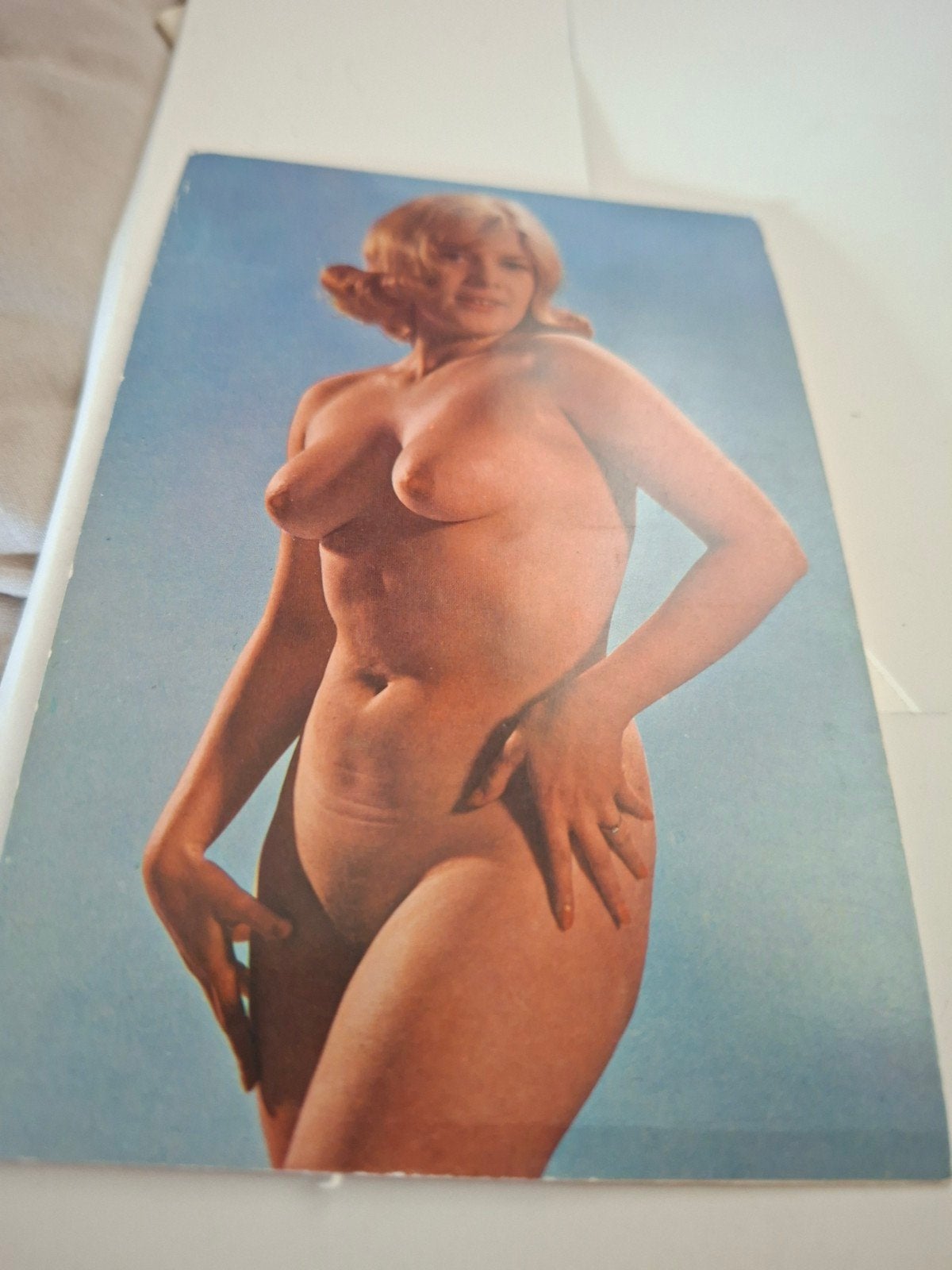 Vintage naaktfoto van een vrouw, mogelijk uit de jaren '60, Verzamelen, Ophalen, 1960 tot 1980, Gebruikt, Foto