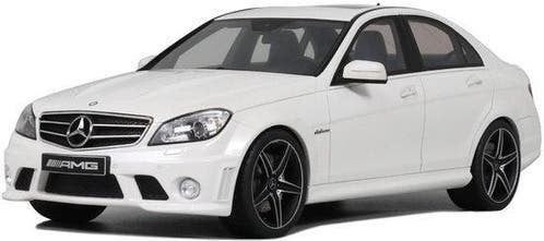 Mercedes-Benz C63 AMG - wit - 1:18 - GT Spirit, Hobby en Vrije tijd, Overige merken, Rue de L' Ecusson 2, 56120 Josselin France