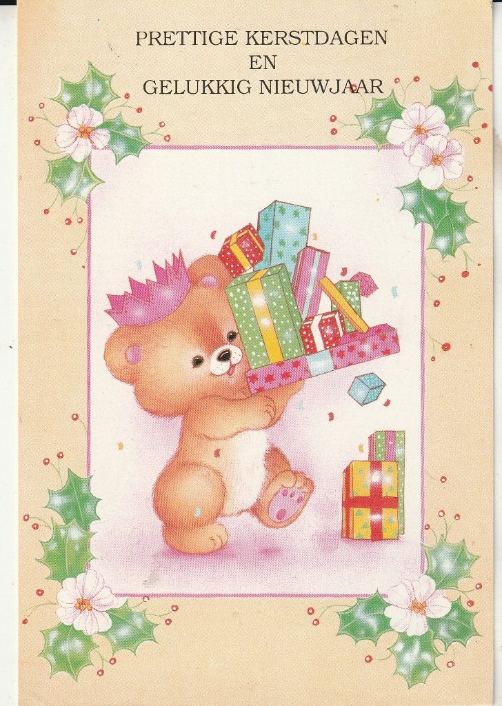 Prettige Feestdagen en Gelukkig Nieuwjaar 31, Ophalen of Verzenden, 1980 tot heden, Gelopen, Feest(dag)