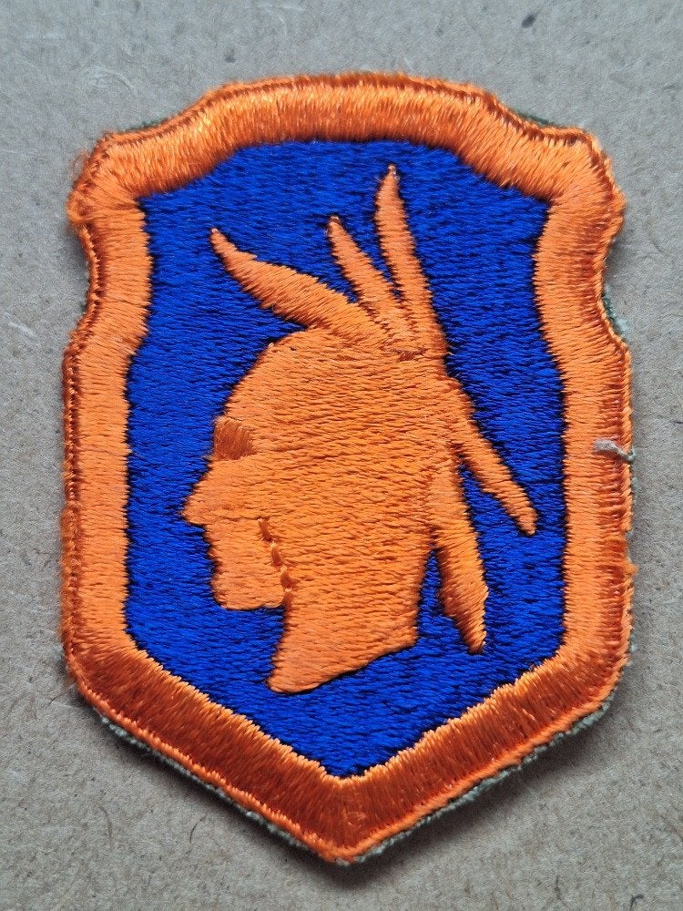 WWII US 98th Infantry Division patch, Verzenden, Amerika, Embleem of Badge