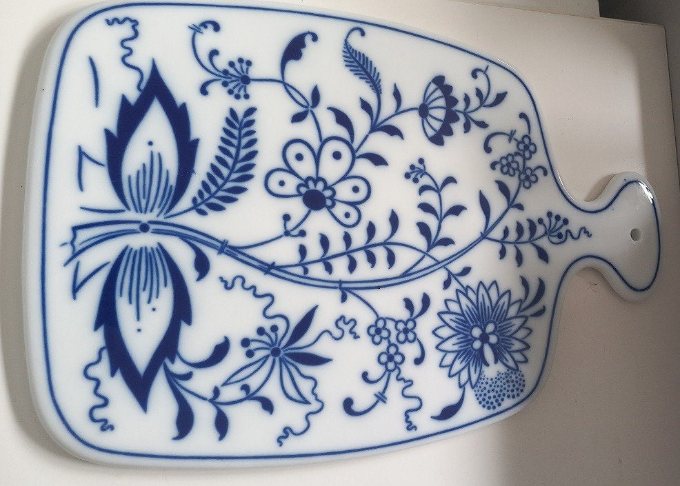 grote porseleinen snijplank motief Meissen of Gerold, Snij-/serveerplank, Ophalen of Verzenden, Zo goed als nieuw, Meerkleurig