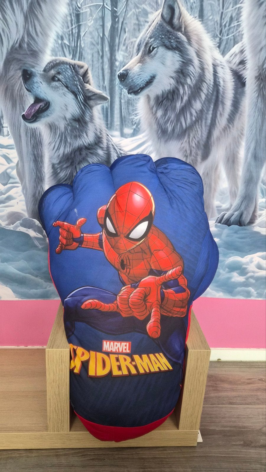 Spiderman XXL-handschoen - Groot en comfortabel, Ophalen, Zo goed als nieuw
