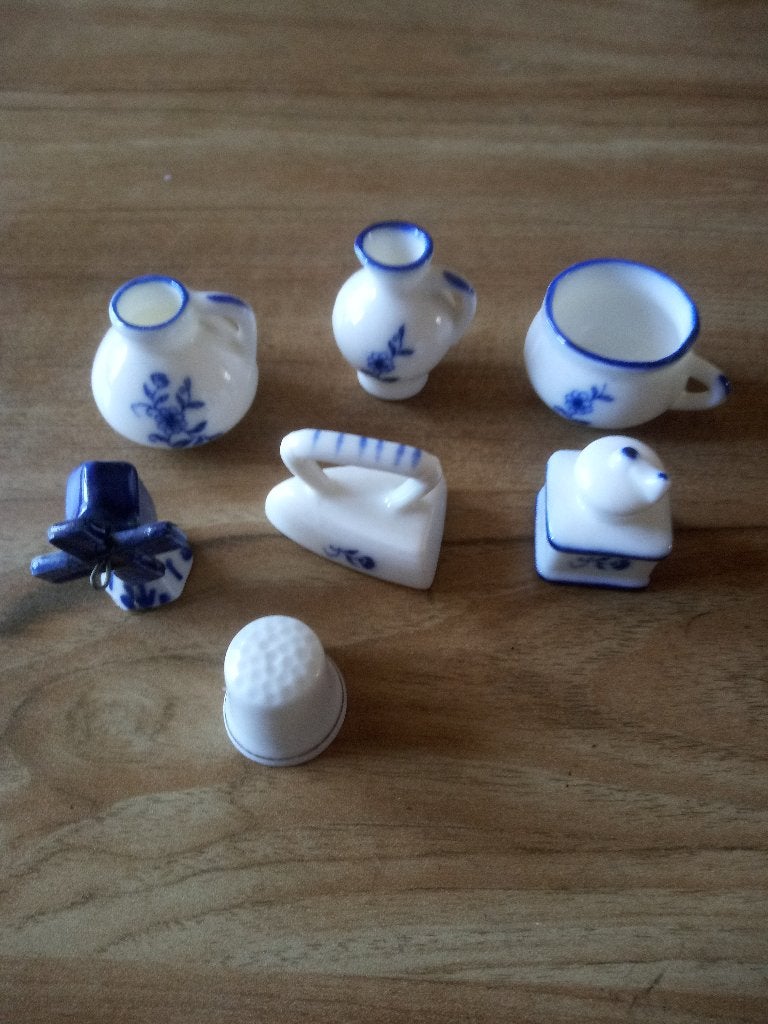 Letterbak Voorwerpen Blauw Wit, Ophalen of Verzenden, Zo goed als nieuw