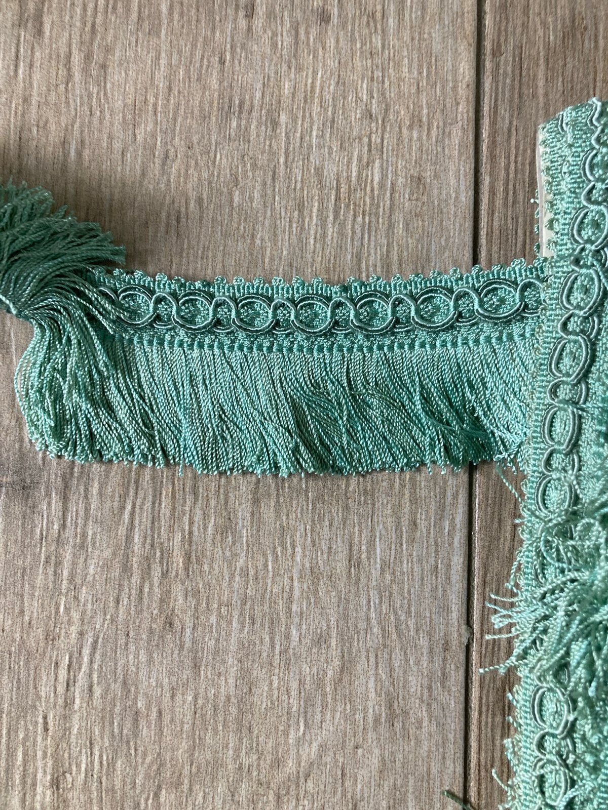 6 meter Decoratieve franje band - Mintgroen, Hobby en Vrije tijd, Stoffen en Lappen, Overige materialen, Ophalen of Verzenden