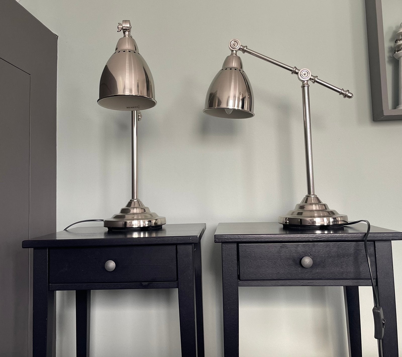 Twee robuuste BAROMETER lampen van Ikea, Ophalen of Verzenden, Zo goed als nieuw