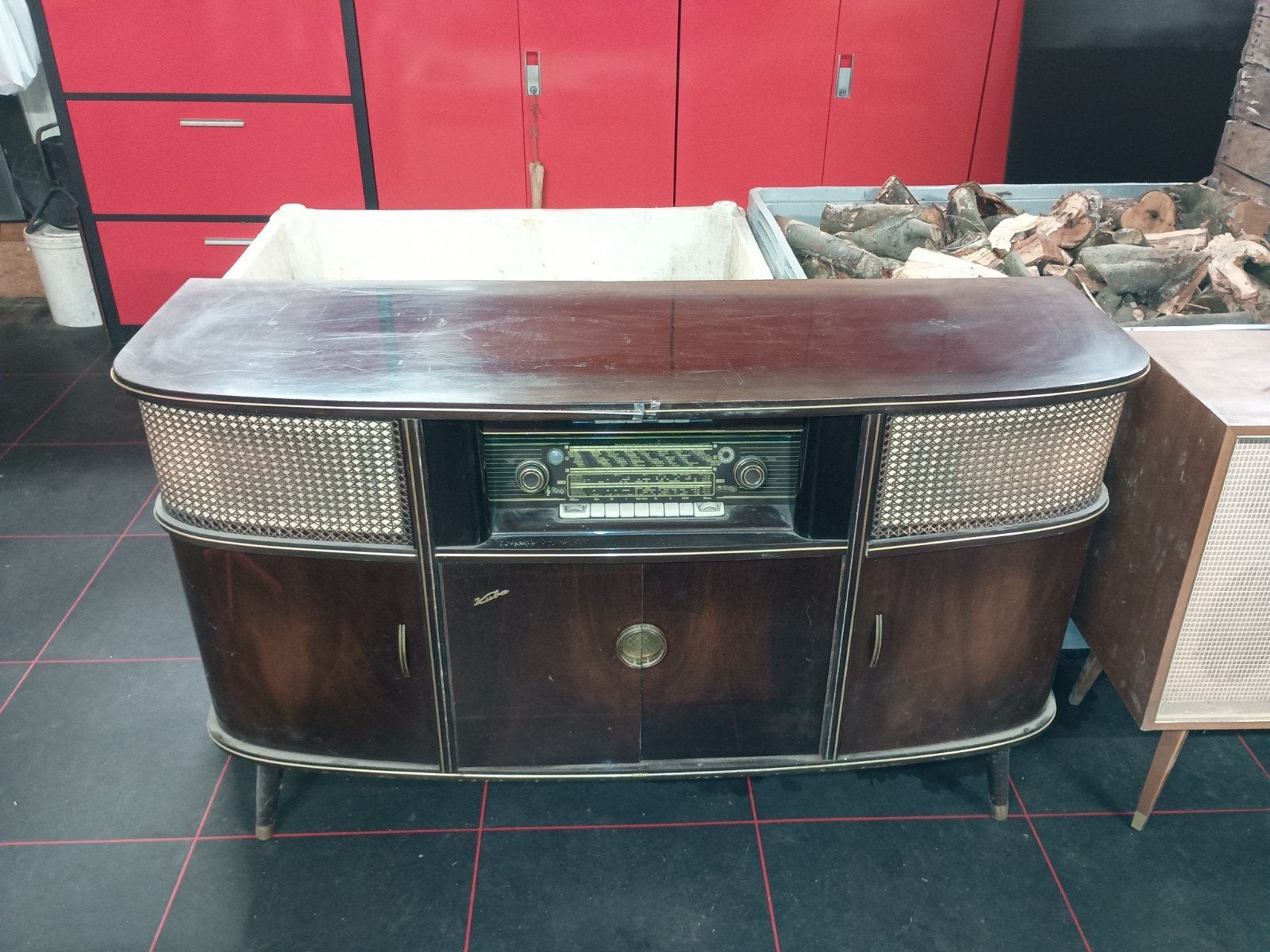Kuba Normende Radio Meubel uit 1957 - Vintage Hifi, Ophalen