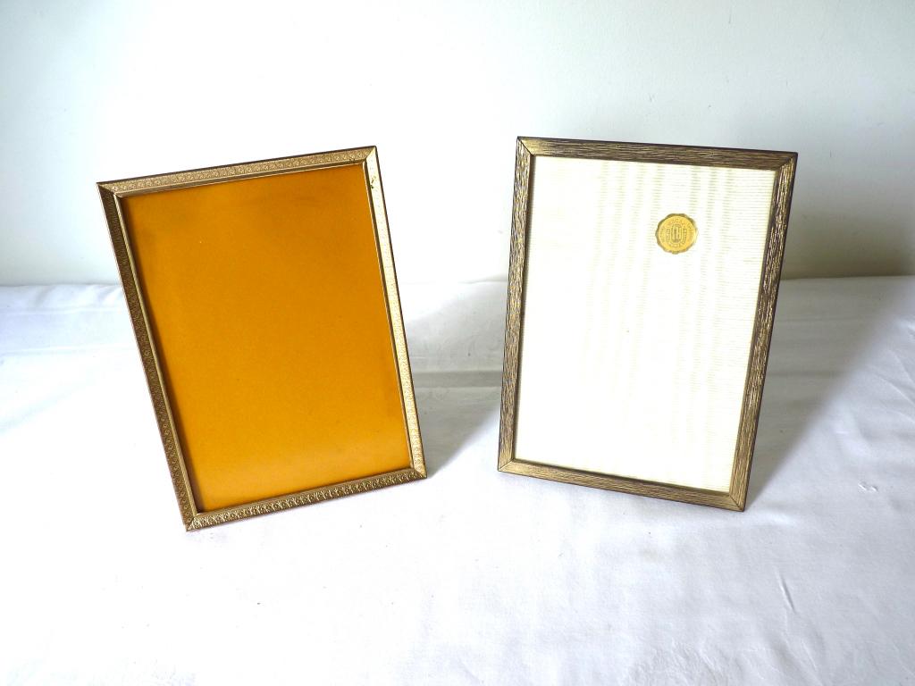 2 verzilverde fotolijstje, jyden, jaren 70, Ophalen of Verzenden