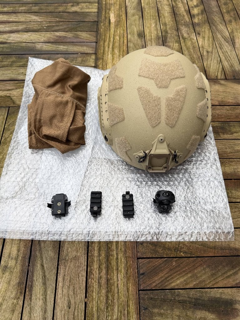 Fast SF kogelwerend helm Tan, Ophalen of Verzenden, Landmacht, Amerika, Helm of Baret