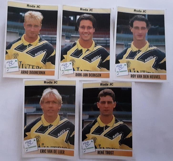 Panini voetbal 95 los te koop Roda JC 158,160, 161, 167, 169, Verzamelen, Sportartikelen en Voetbal, Ophalen of Verzenden, Zo goed als nieuw