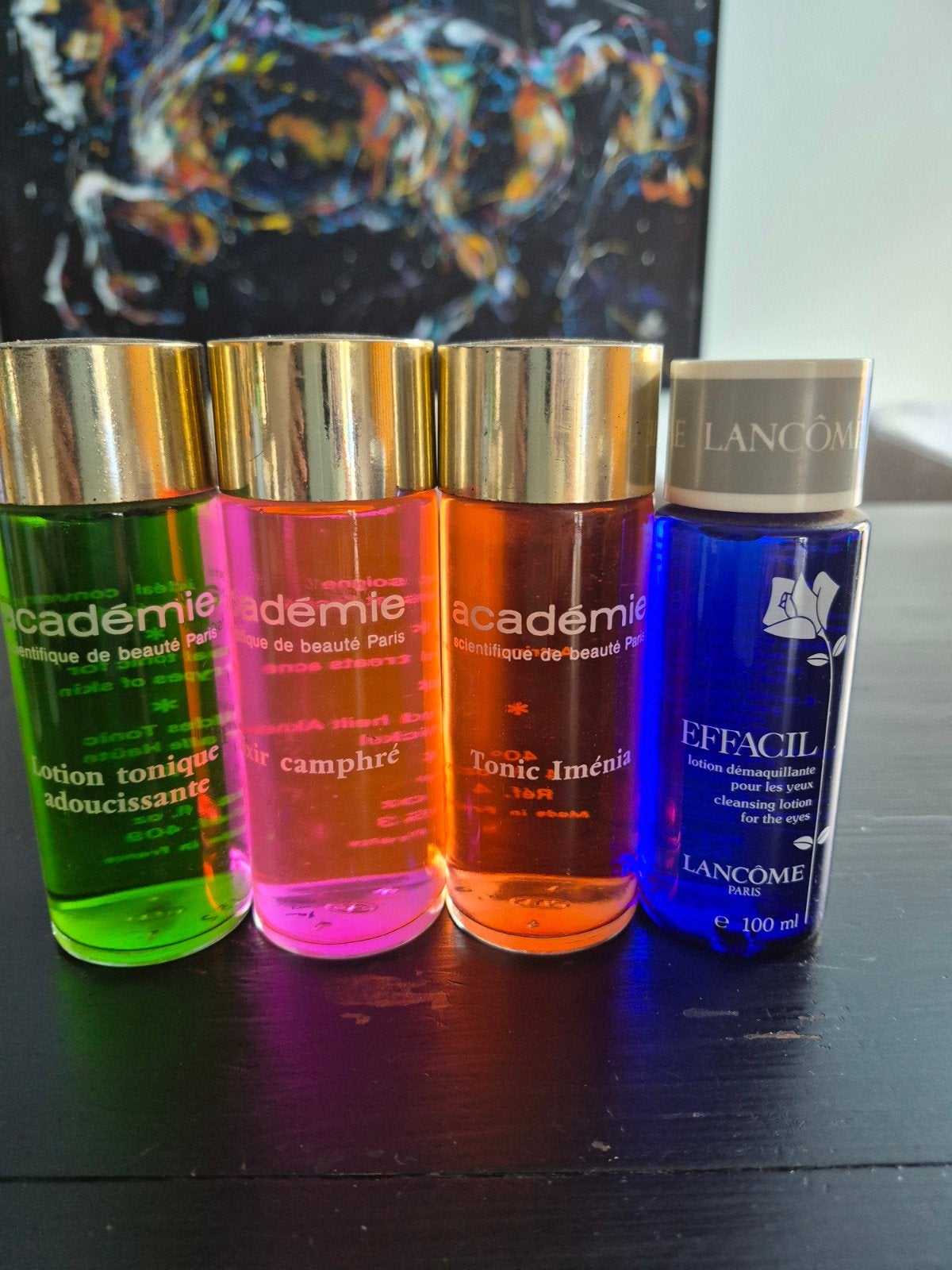 4 vintage flesjes Lotion Tonic, Verzamelen, Parfumverzamelingen, Ophalen of Verzenden, Miniatuur