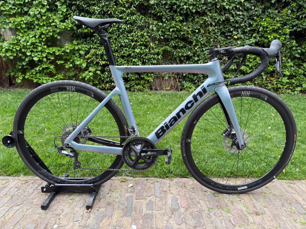 Bianchi Aria Ultegra Disc | 55 | incl 4iiii powermeter!, Fietsen en Brommers, Fietsen | Racefietsen, Overige merken, 28 inch, Carbon