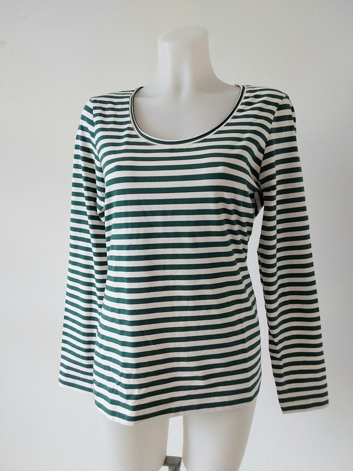 Nieuwe gestreepte Sandwich top - Maat XL, Maat 46/48 (XL) of groter, Nieuw, Ophalen of Verzenden, Lange mouw
