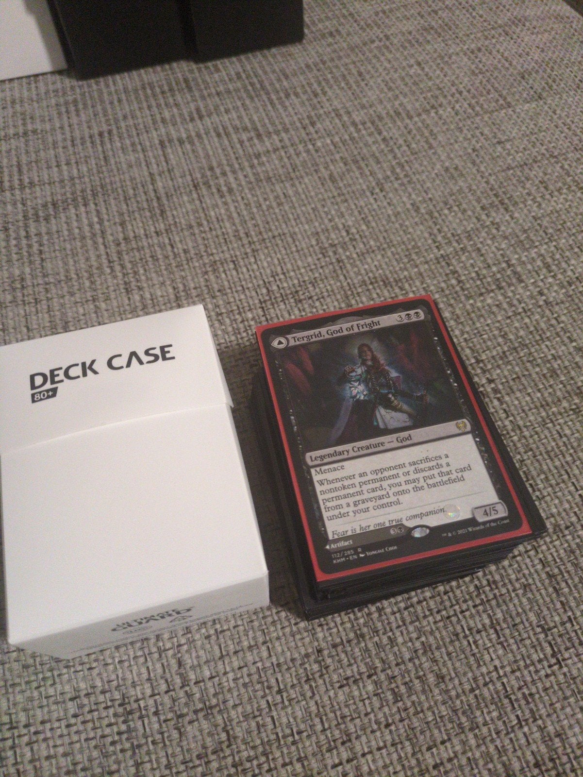 Mtg Tergrid Commander Deck, Ophalen of Verzenden, Zo goed als nieuw, Speeldeck