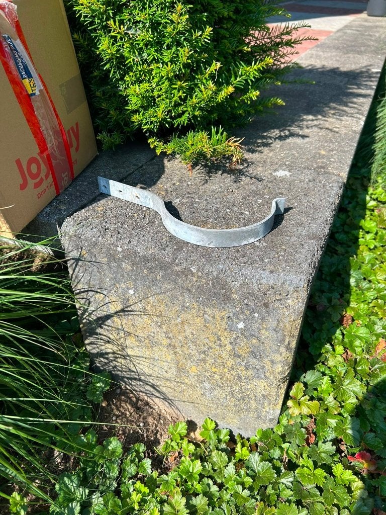 Zinken beugels dakgoot M37 gootbeugels zink mastgoot, Ophalen, Nieuw, Zink, Minder dan 2 meter