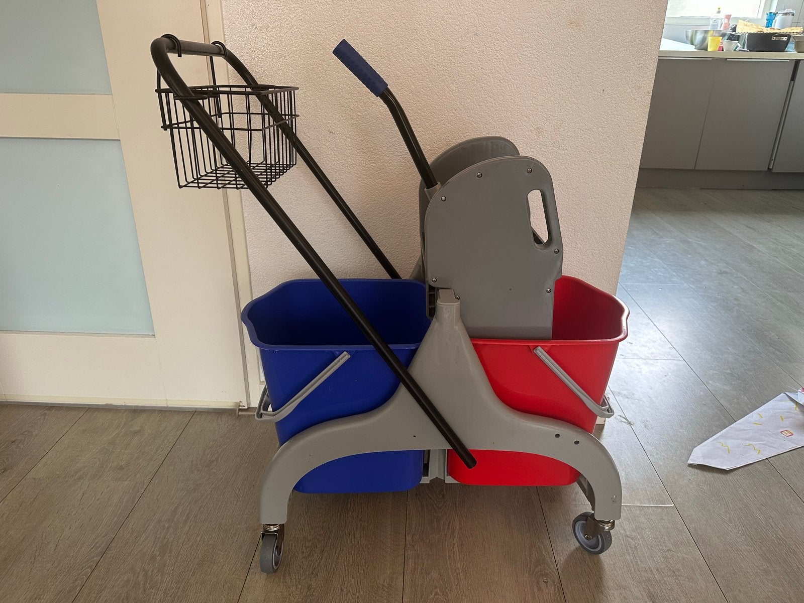 Professionele dubbele dweilemmer van Makro - Nieuw!, Ophalen, Dweilemmer, -bak, of -wagen