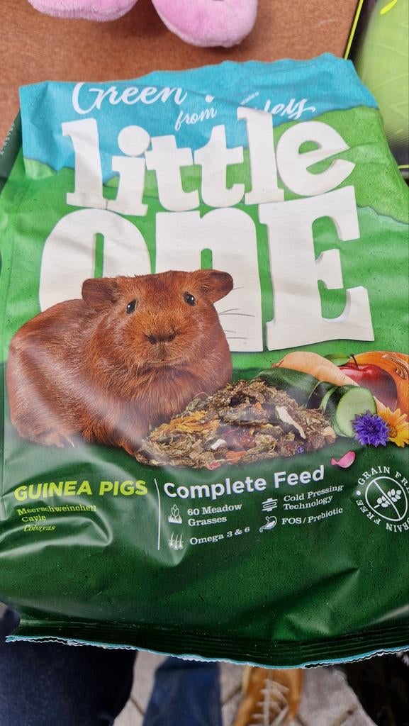 Little One green valley voer voor cavia's 2x 750 gram., Ophalen, Knaagdier of Konijn