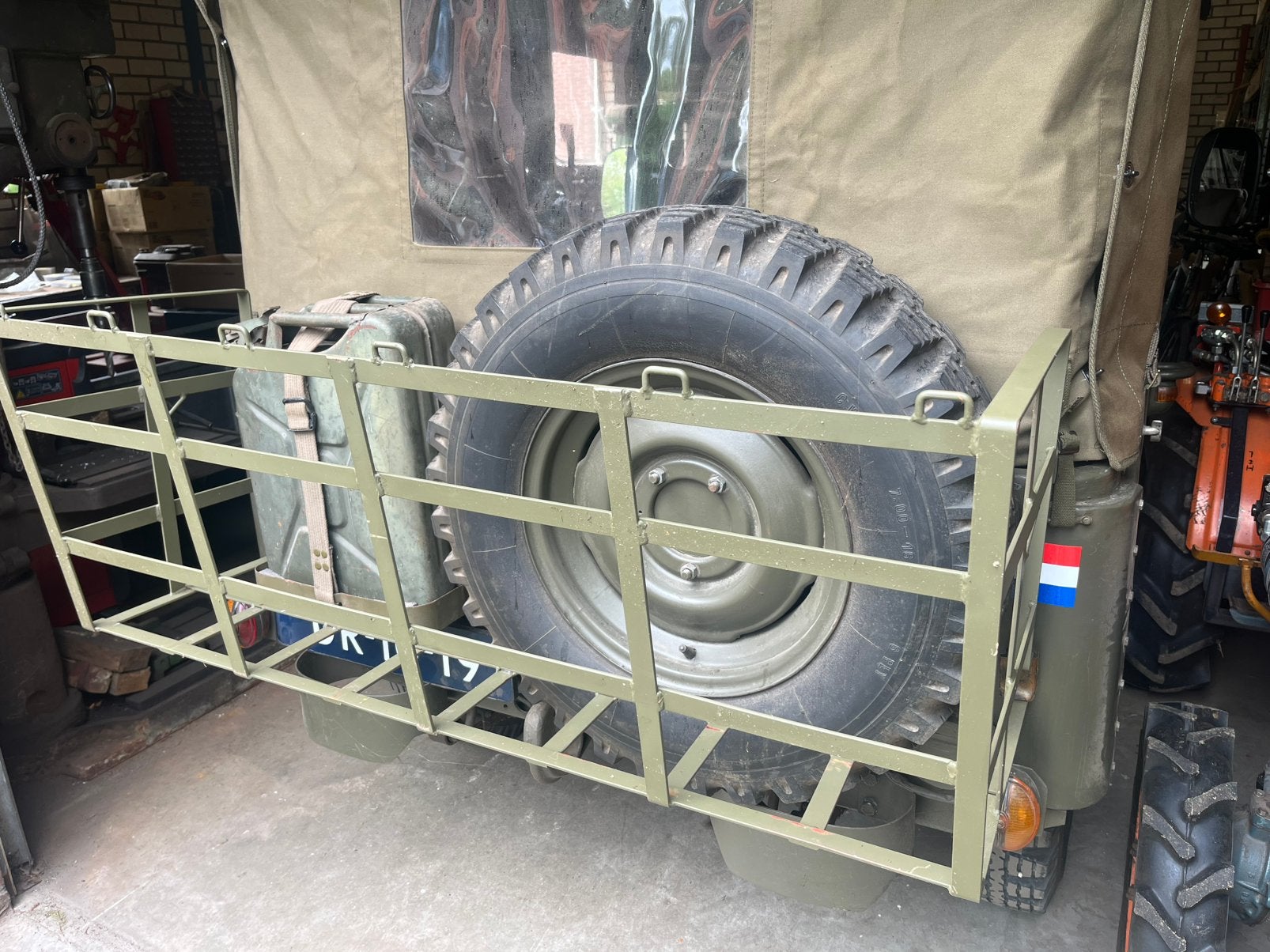 Te koop voor Nekaf M38a1 bagage/zeilenrek, Ophalen, Zo goed als nieuw
