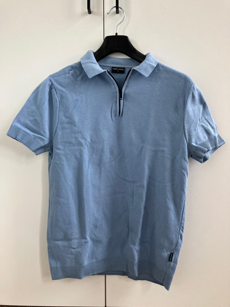Polo Saint Steve maat S, Kleding | Heren, Polo's, Ophalen of Verzenden, Zo goed als nieuw, Maat 46 (S) of kleiner, Blauw