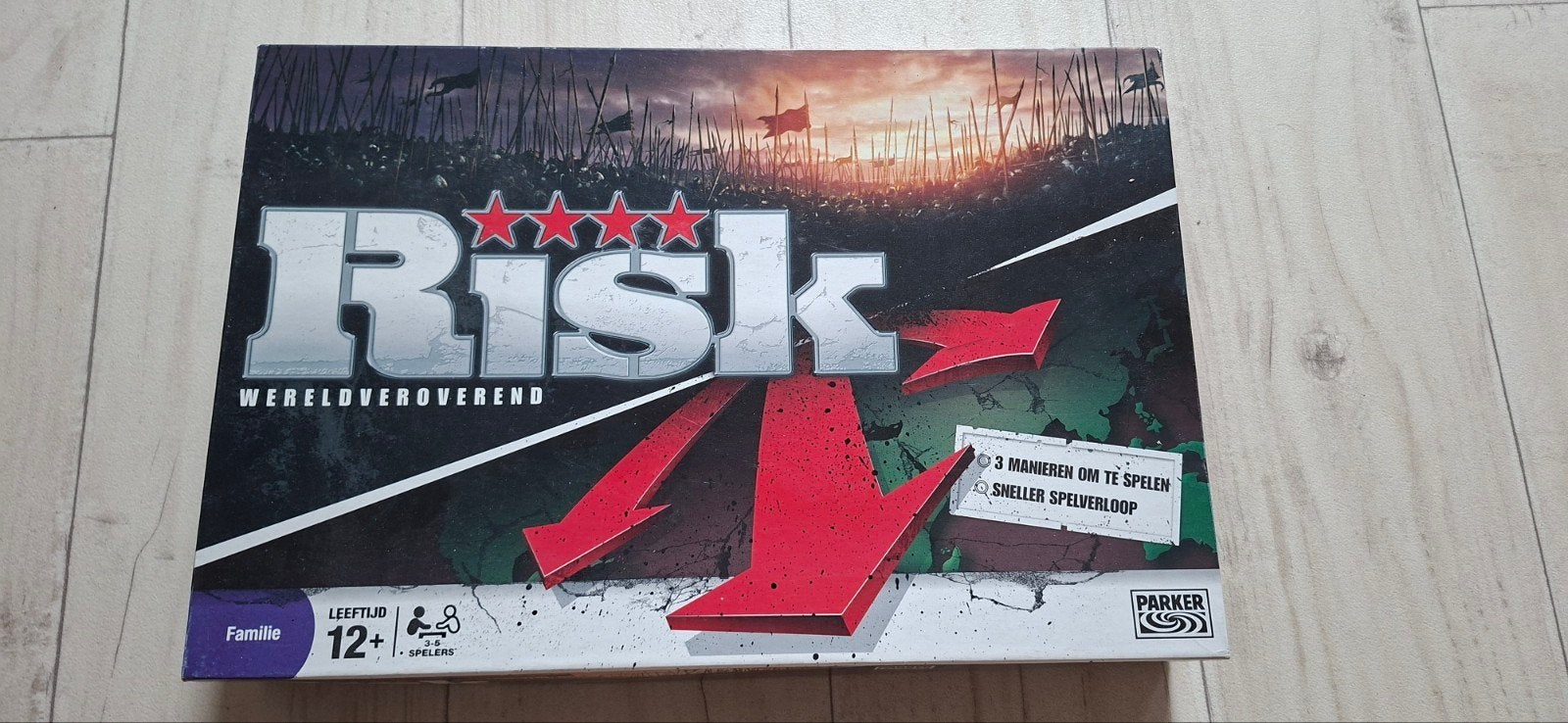RISK Wereldveroverend bordspel, Parker, Vijf spelers of meer, Ophalen of Verzenden, Zo goed als nieuw