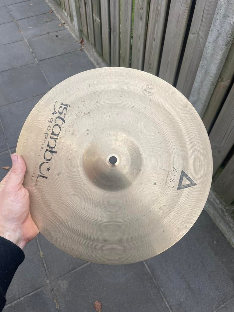 Istanbul Hihat 14” Brilliant en 18” crash, Ophalen of Verzenden, Zo goed als nieuw, Overige merken