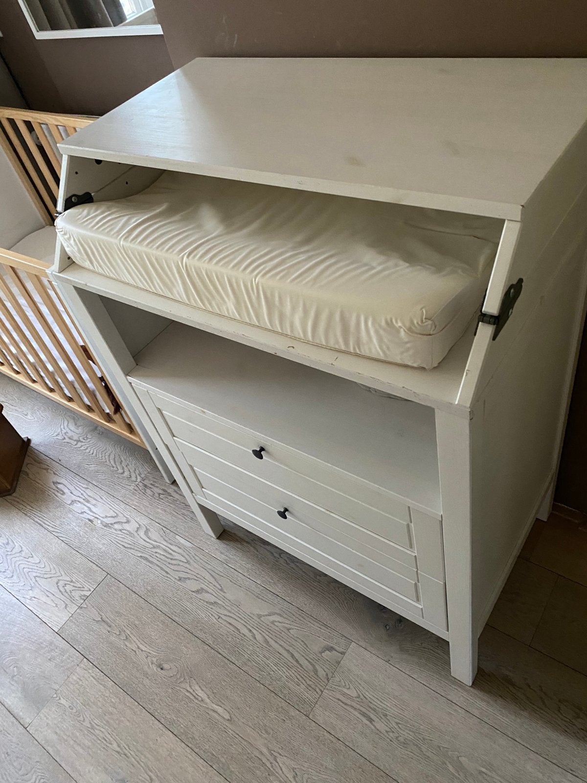 IKEA commode Sundvik wit, Kinderen en Baby's, Kinderkamer | Commodes en Kasten, Gebruikt, 90 tot 105 cm, 75 tot 100 cm, 50 tot 70 cm