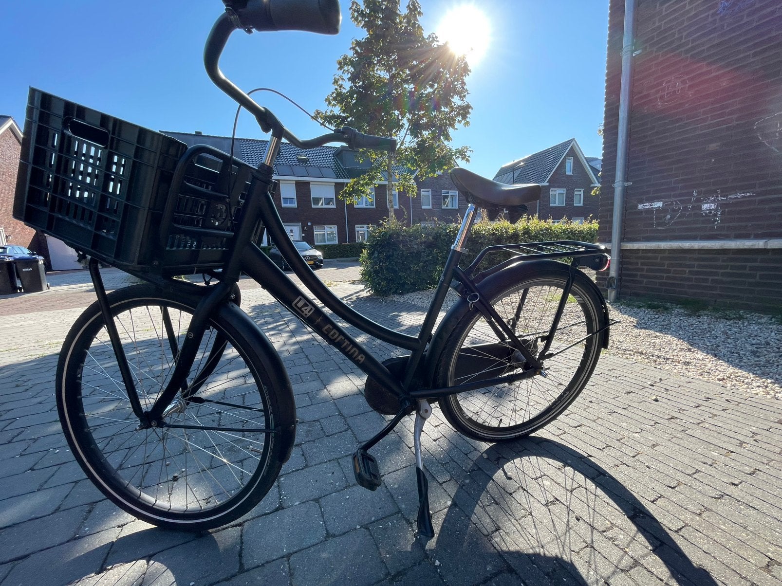 Cortina U4 Transportfiets 26 inch | Framemaat 46 cm, Terugtraprem, Versnellingen, Ophalen of Verzenden, Zo goed als nieuw