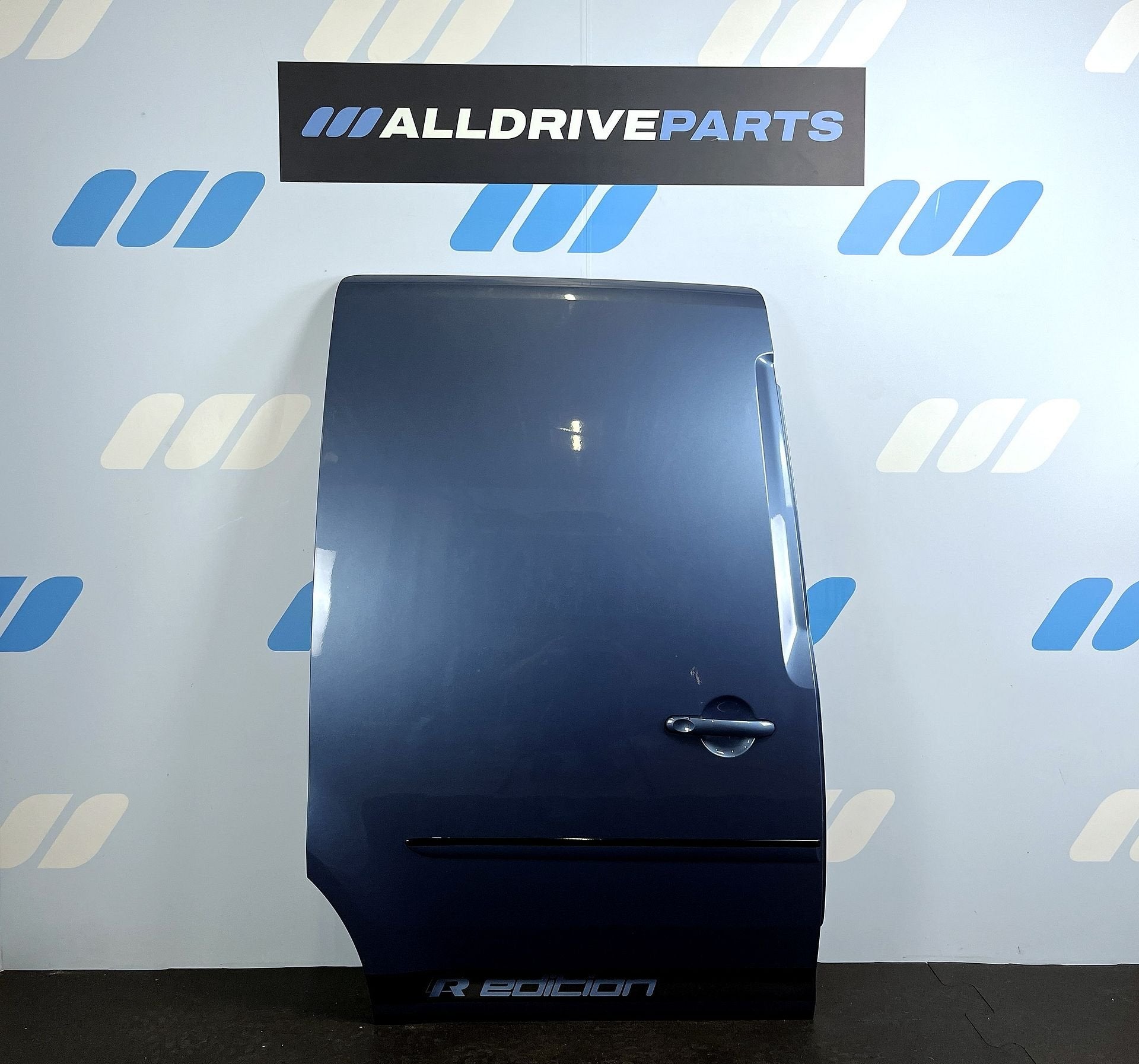Schuifdeur rechts VW Caddy dicht blauw LR5T 2K5843108B, Auto-onderdelen, Gebruikt, -, Deur, -