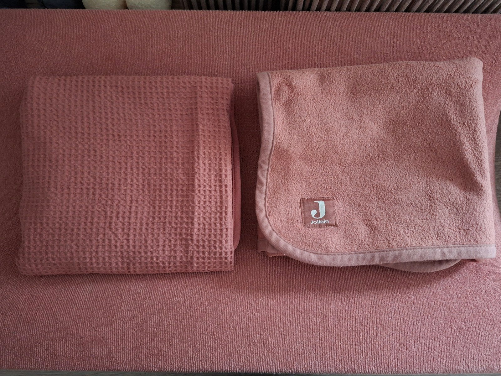 Oud roze baby deken 75x100, Ophalen of Verzenden, Zo goed als nieuw