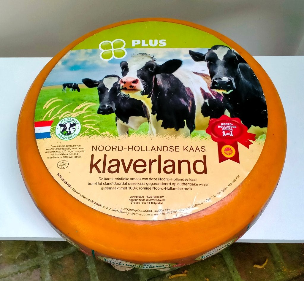 Kunst Kaas - Plus Weide Melk Klaverland Kaas - Koeien Decor, Ophalen of Verzenden