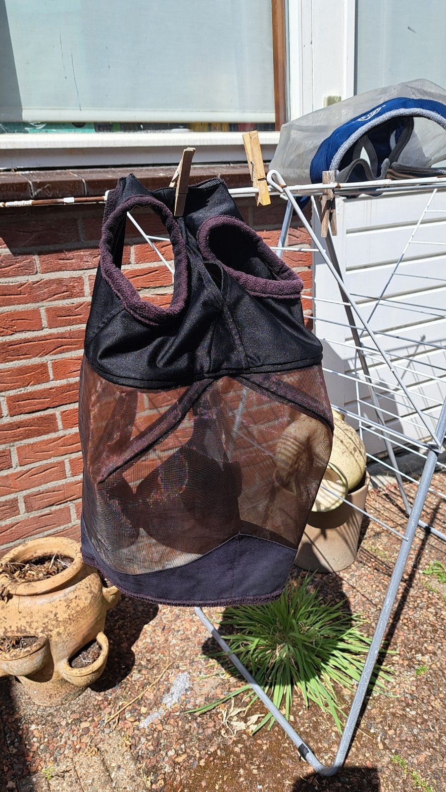 vliegenmasker, maat full, Ophalen, Gebruikt, Overige merken, Vliegenmasker