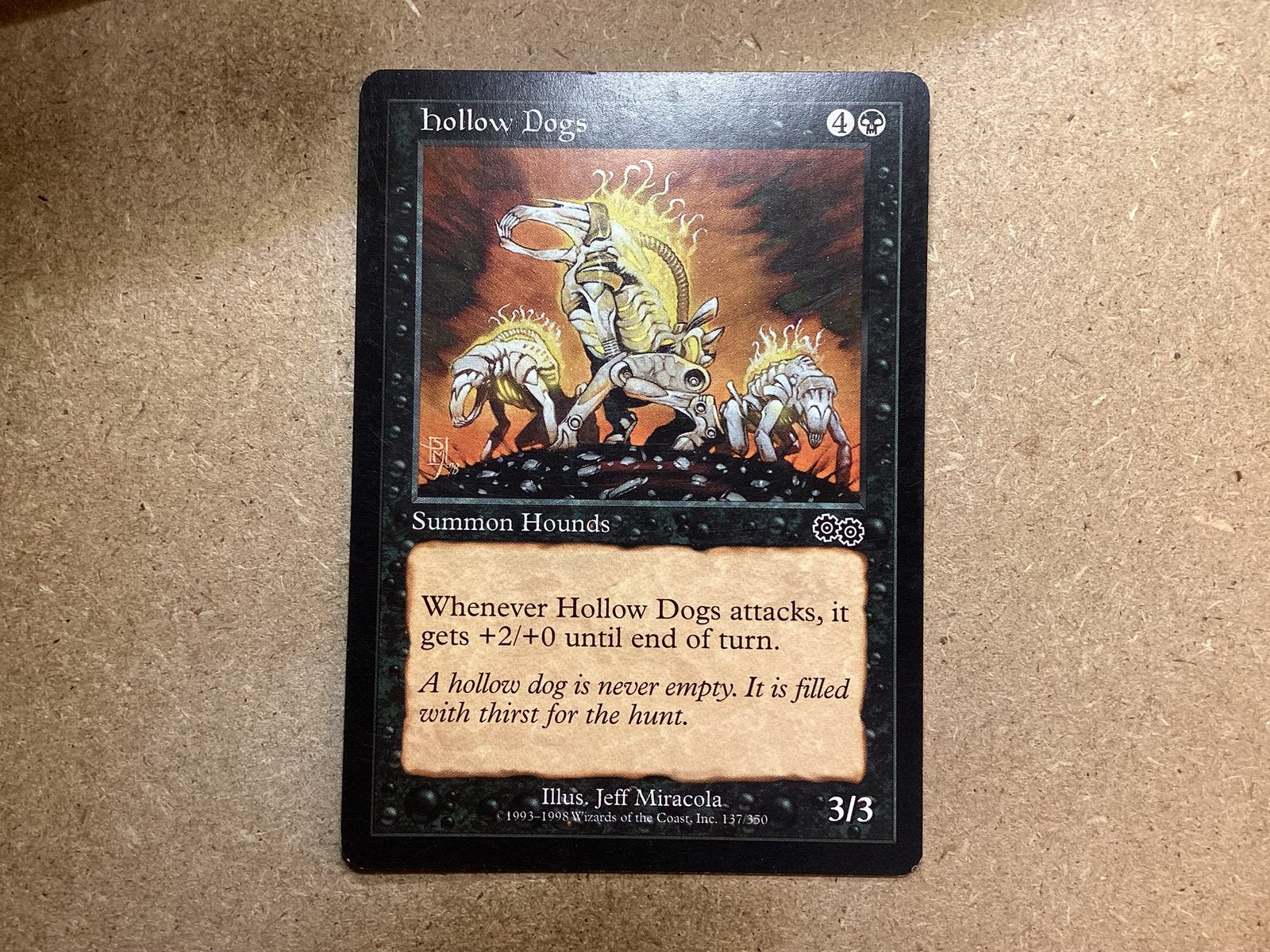 1x Hollow Dogs [137/350] (Excellent), Ophalen of Verzenden, Zo goed als nieuw, Losse kaart