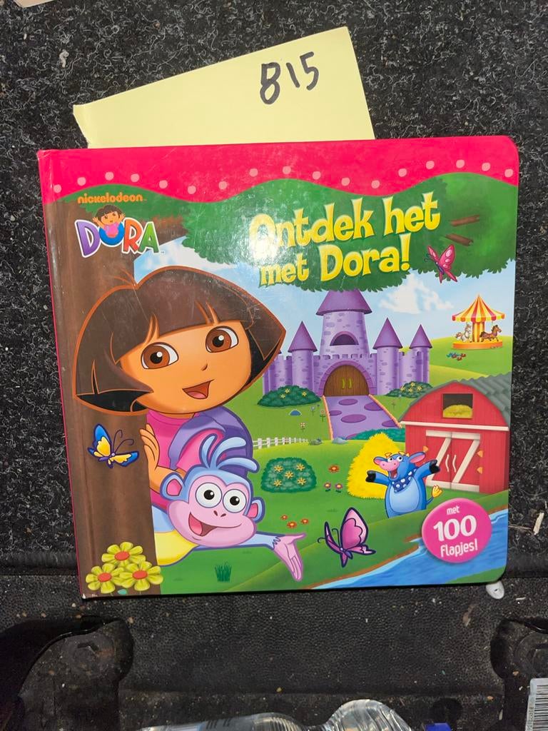 Ontdek het met Dora! - Interactief kinderboek met flapjes, Boeken, Ophalen of Verzenden, Zo goed als nieuw, Fictie algemeen