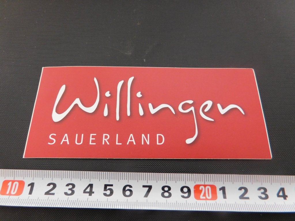 sticker Duitsland Willingen Sauerland, Ophalen, Zo goed als nieuw