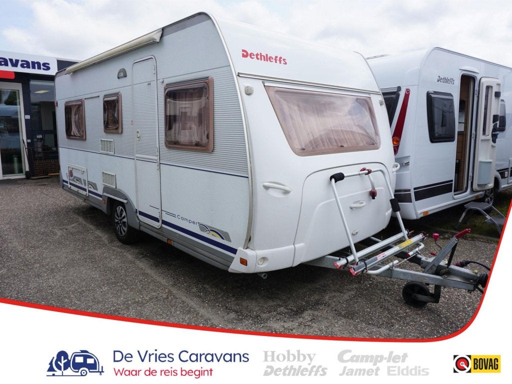 Dethleffs Camper 470 V Mover,tent,enkele bedden, Caravans en Kamperen, Caravans, Bedrijf, tot en met 4, Rondzit, Dethleffs, 2 aparte bedden