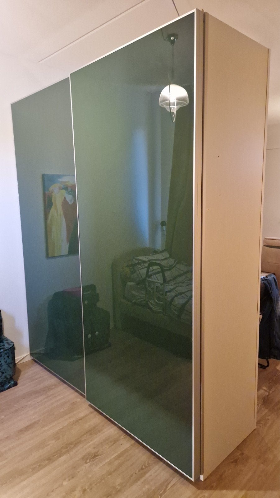 Ikea PAX kledingkast met schuifdeuren., Huis en Inrichting, Ophalen, Gebruikt, Met plank(en), 200 cm of meer