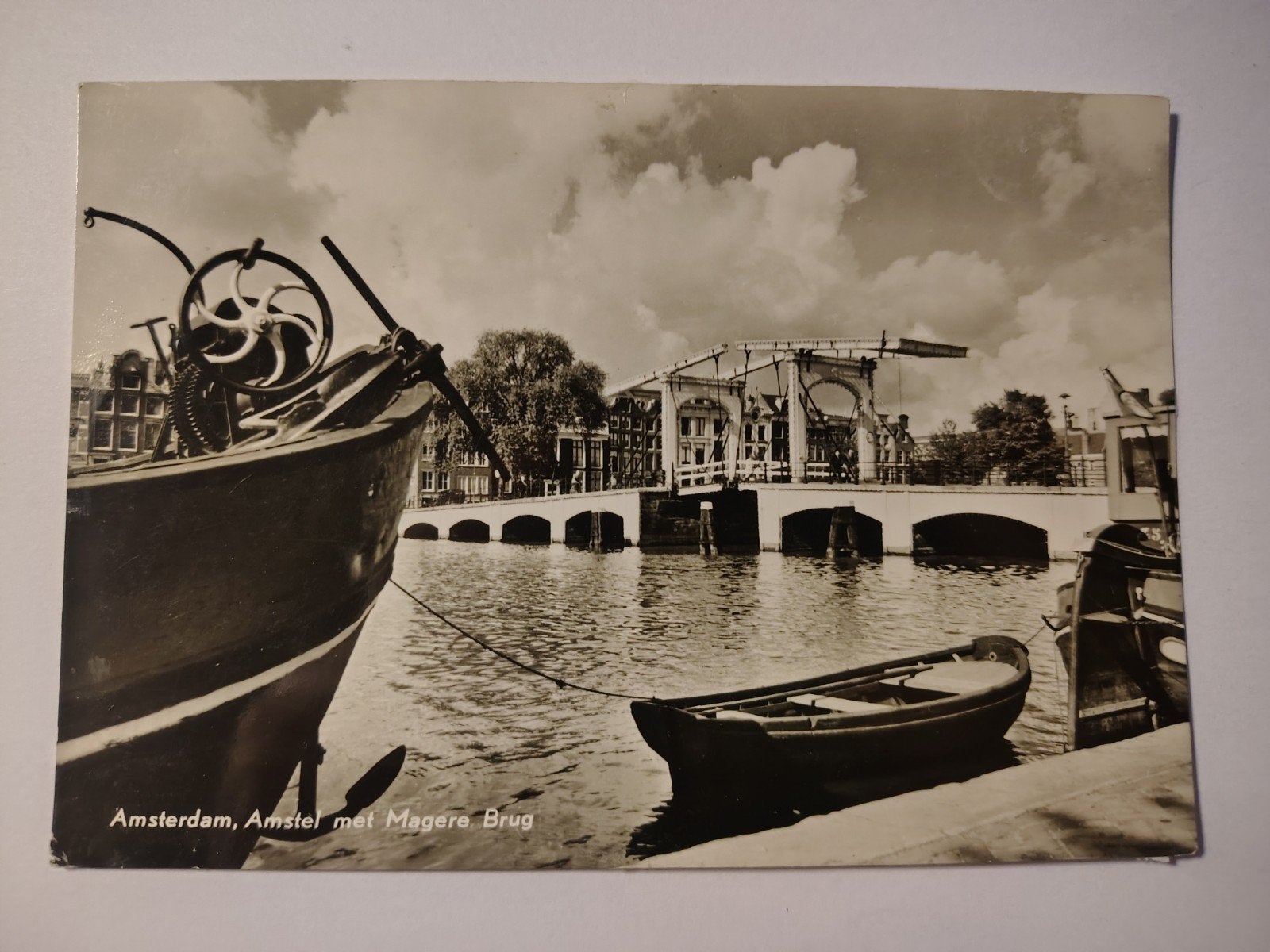 Amsterdam Amstel met Magere Brug, Ophalen of Verzenden, Noord-Holland