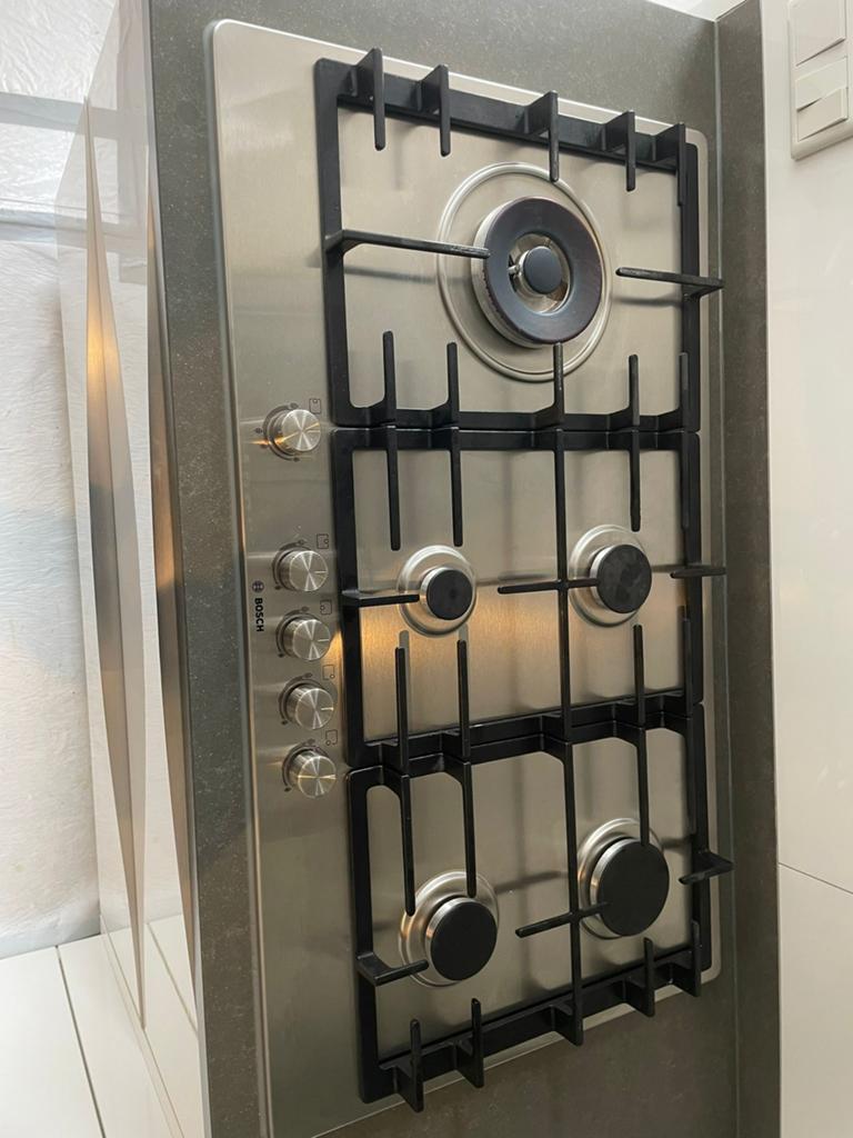 Bosch kookplaat, Ophalen, Zo goed als nieuw, Inbouw, Gas
