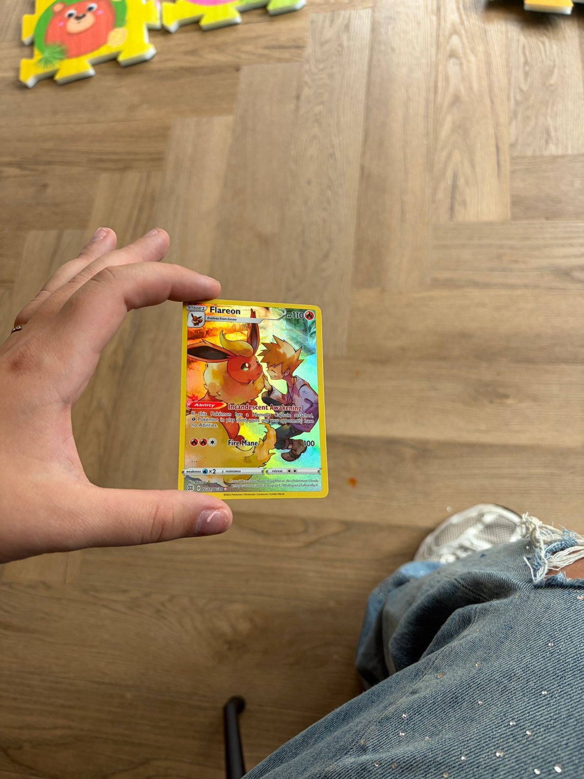 Pokémon Flareon TG01/TG30 – Brilliant Stars Trainer Gallery, Spelcomputers en Games, 1 speler, Ophalen of Verzenden, Zo goed als nieuw