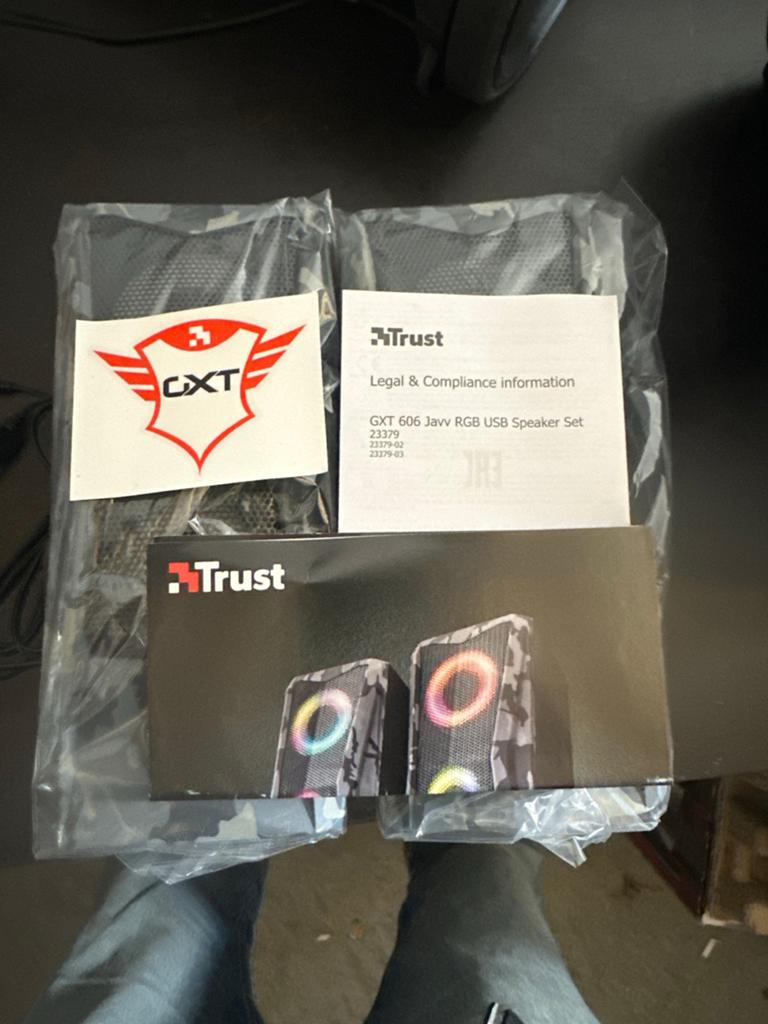 Trust GXT 606 Javv RGB USB Speaker Set - Nieuw, Audiokanaal 2, ., Nieuw, Ophalen of Verzenden