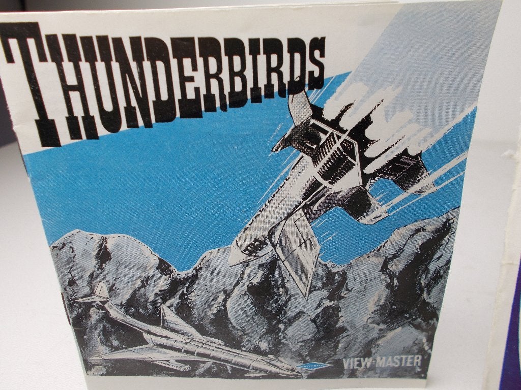 1966 VIEWMASTER THUNDERBIRDS 3 REELS (Nederlands!) Zeldzaam!, Ophalen of Verzenden, Zo goed als nieuw, Tv, Gebruiksvoorwerp