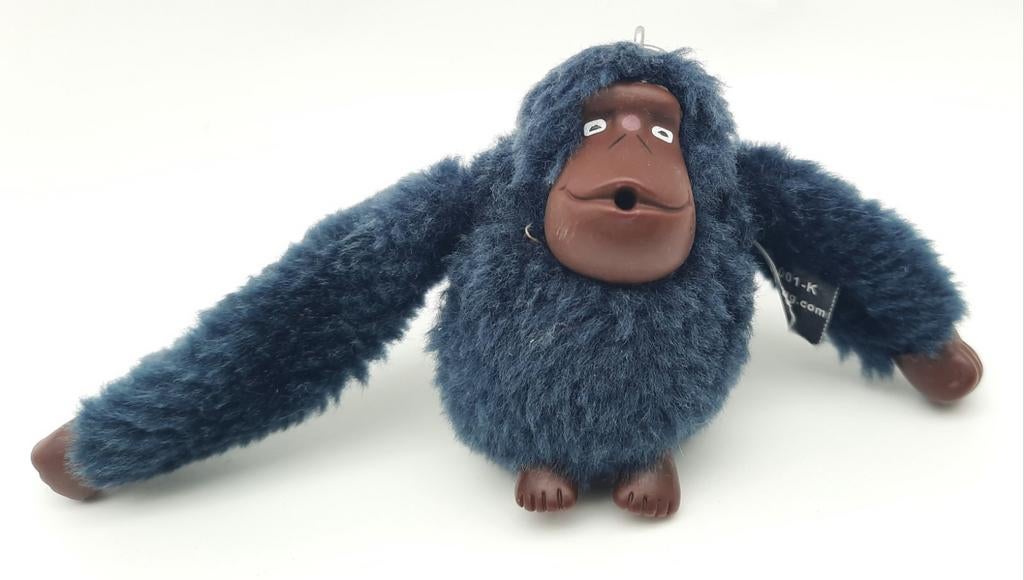 Kipling donkerblauw Aapje Kim sleutelhanger, Ophalen of Verzenden, Gebruikt