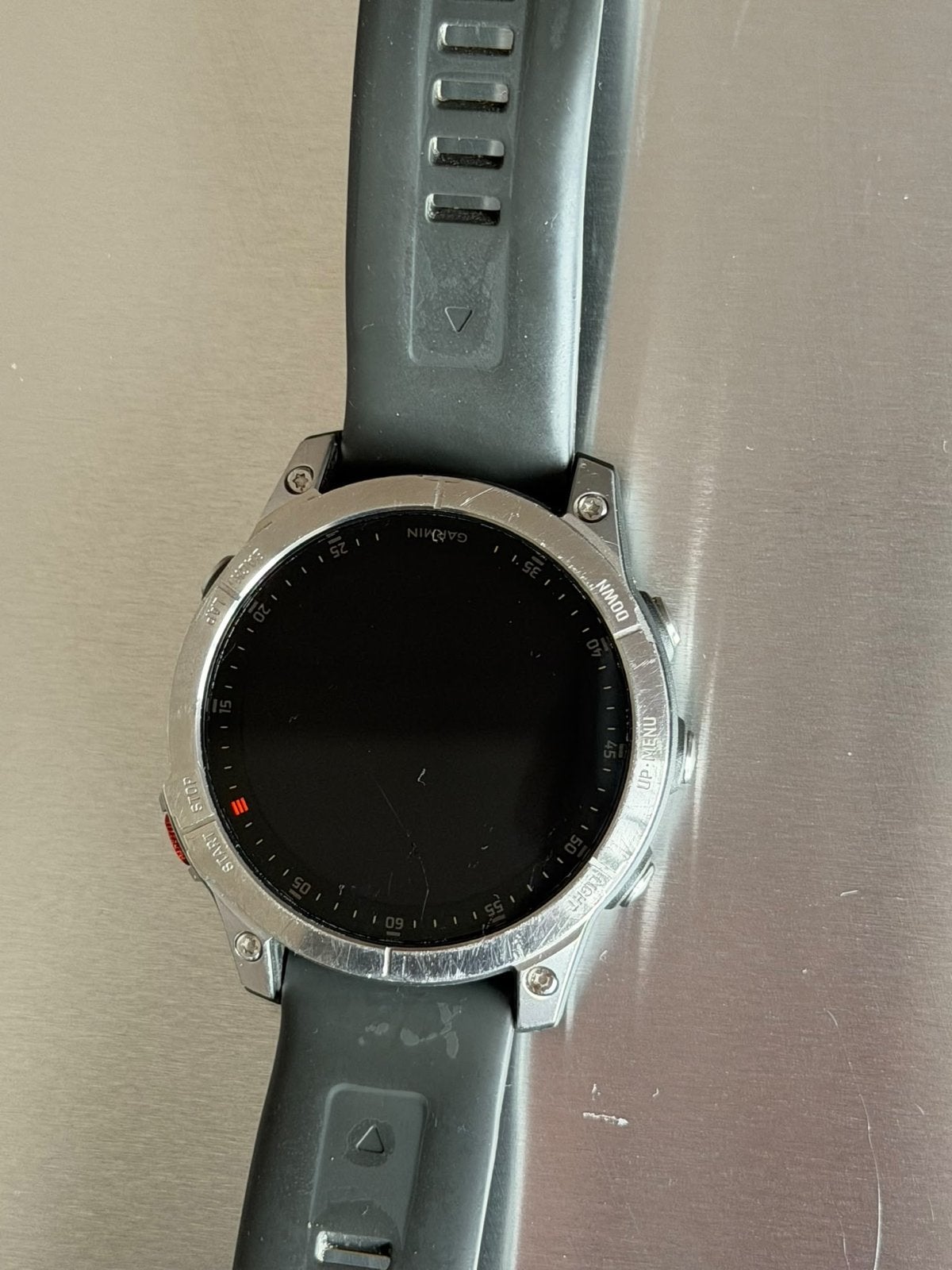 Garmin Epix Gen 2 Sapphire Smartwatch - Zilver/Zwart, Ophalen, Waterdicht, Afstand, Gebruikt