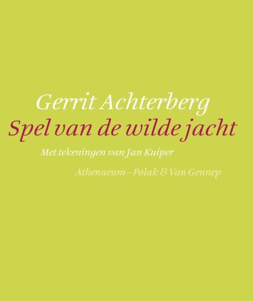 Gerrit Achterberg - Spel van de Wilde Jacht - NIEUW, Nieuw, Ophalen of Verzenden, Nederland, Gerrit Achterberg