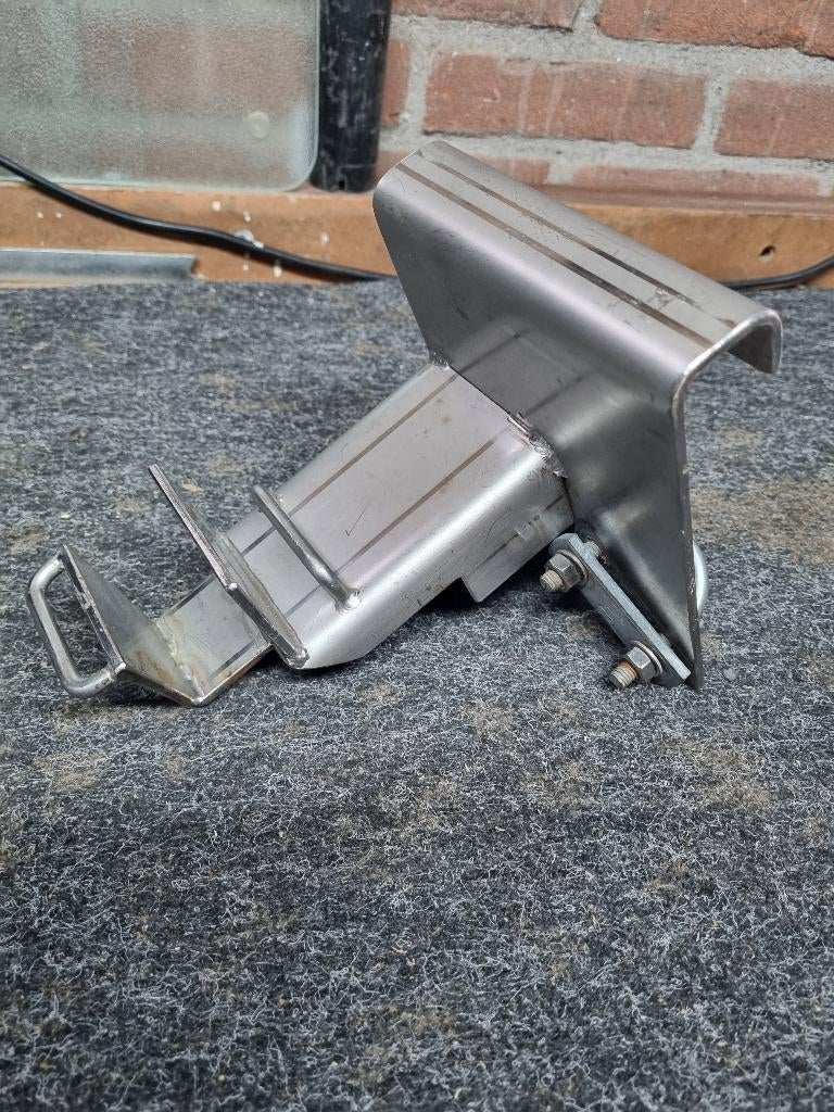 2 Vouwfietsbeugels / fietsbeugels voor railing van boot, Auto diversen, Fietsendragers, Ophalen, Zo goed als nieuw, Fietsendrager-accessoire