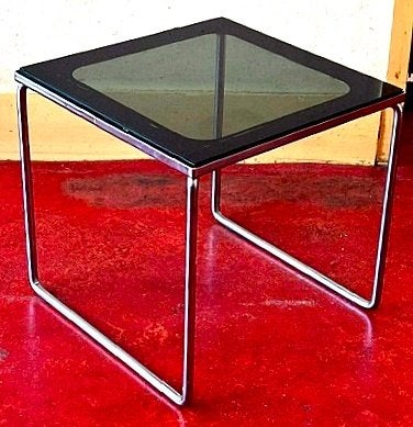Bijzettafeltje glas, Ophalen, Minder dan 45 cm, Minder dan 55 cm, Gebruikt