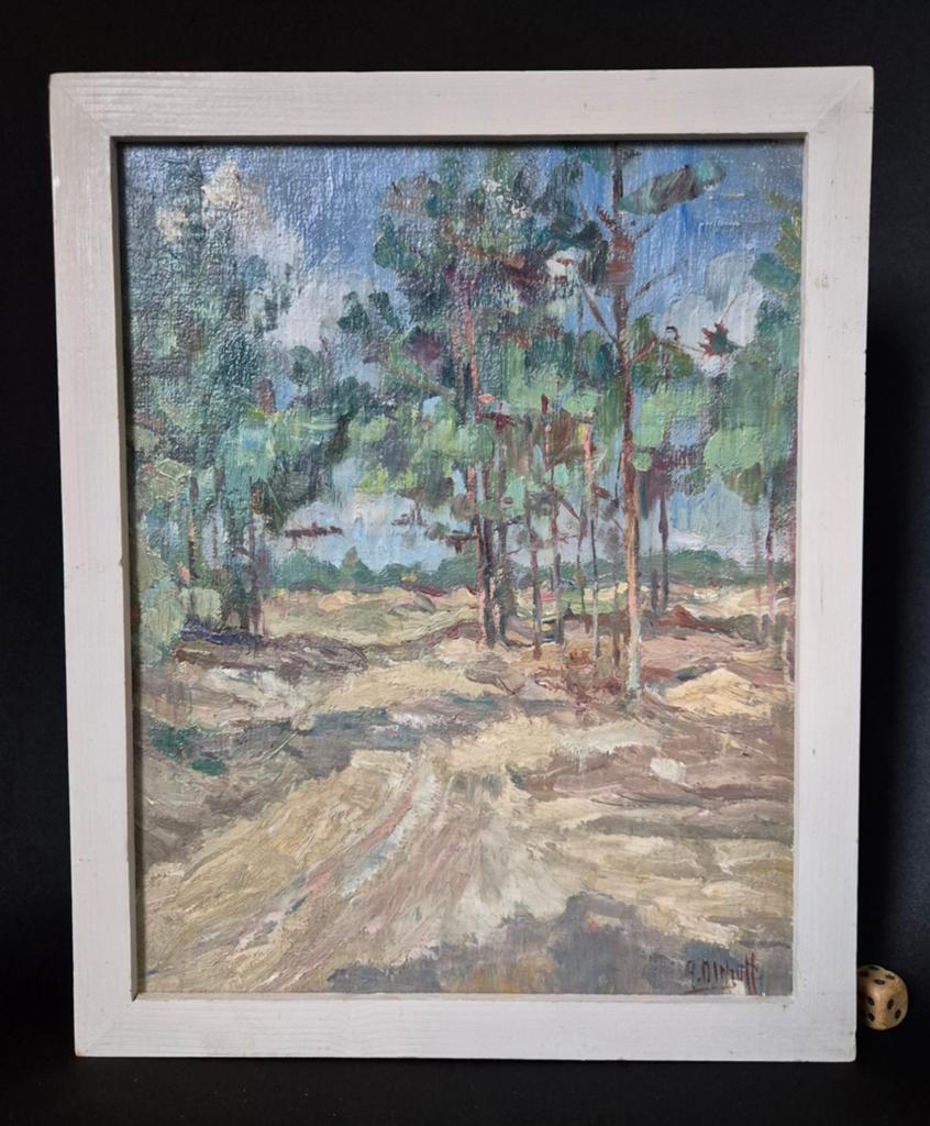 Andries Olthoff (1897-1971) Modern Impressionistisch werk, Antiek en Kunst, Ophalen of Verzenden