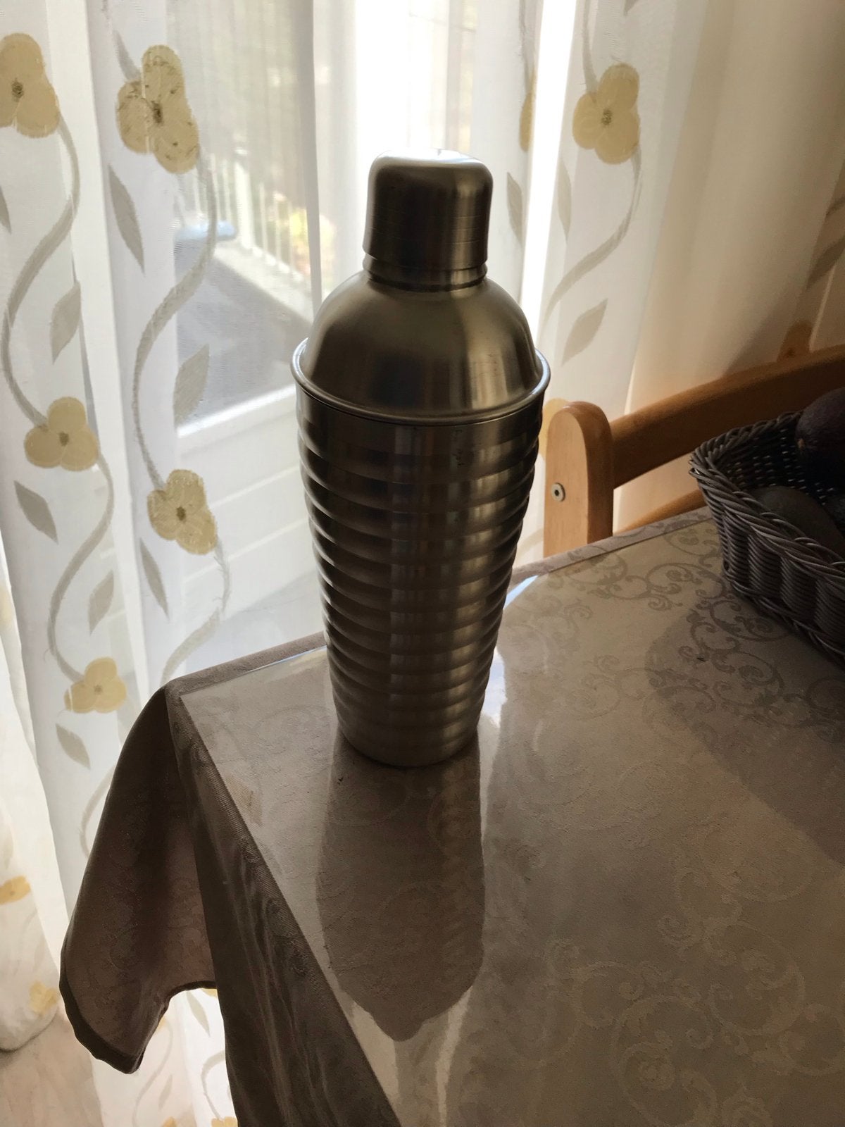 Cocktailshaker RVS - Zo goed als nieuw, Overige typen, Zilver, Ophalen of Verzenden, Zo goed als nieuw
