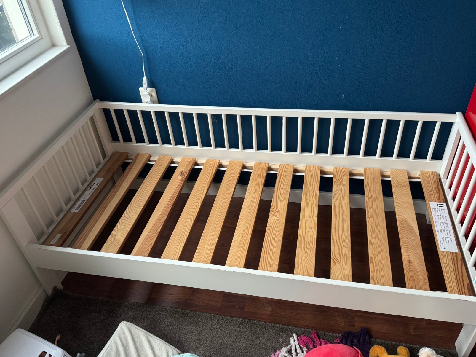 Kinderbed 160 cm ikea, Ophalen, Gebruikt, 70 tot 85 cm, Lattenbodem