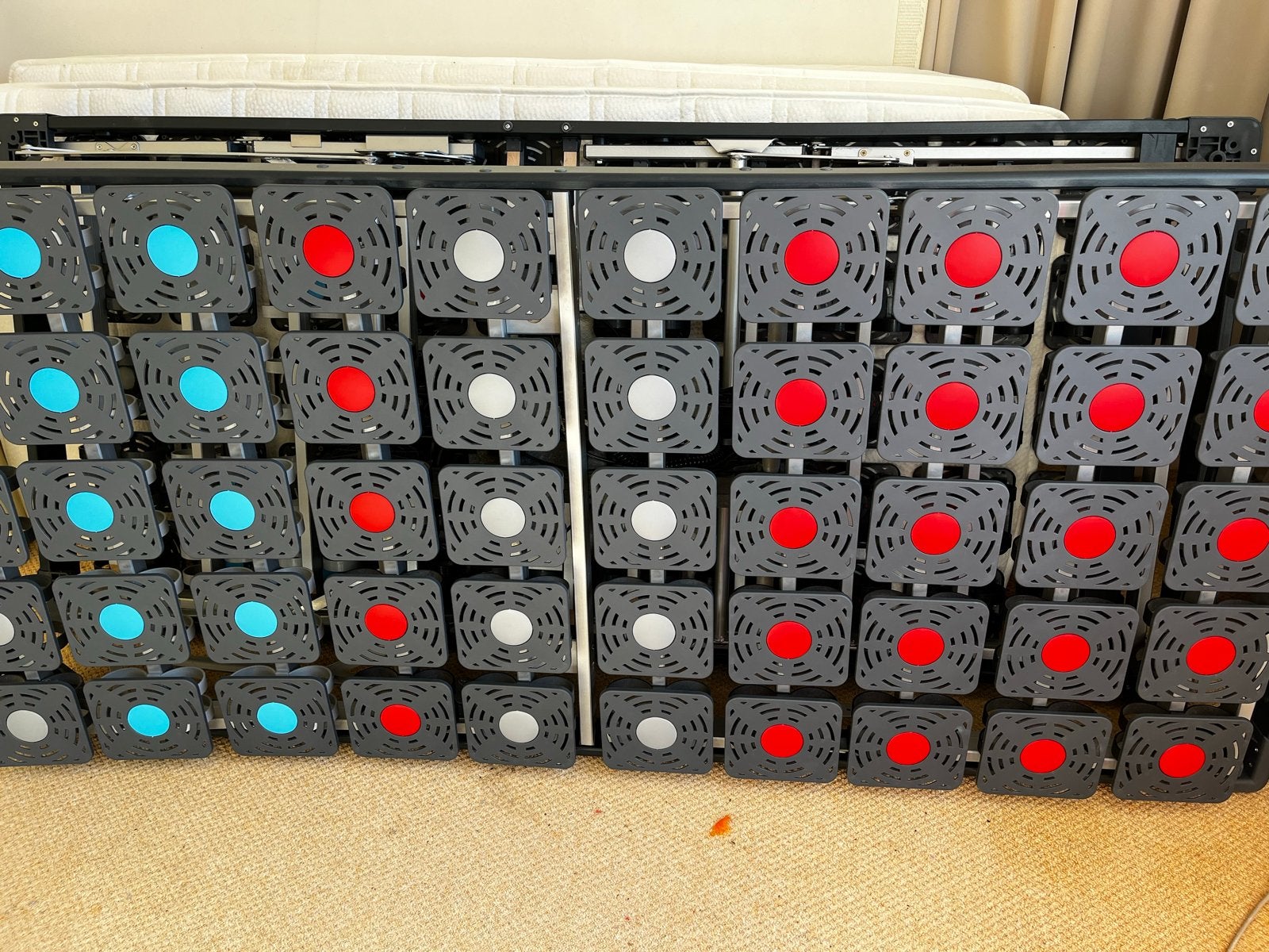 Dissflex elektrisch verstelbare lattenbodem 2stuks 90x200 cm, Ophalen, Verstelbaar, 90 cm, Eenpersoons