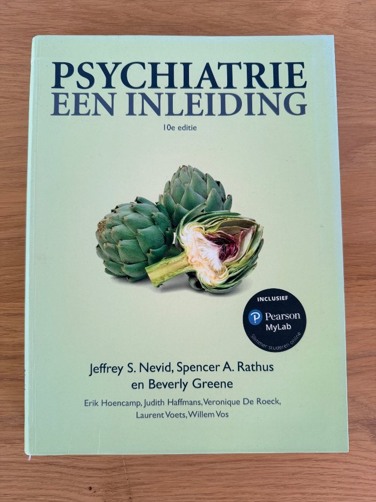 Psychiatrie een inleiding 9789043038126, Pearson, Zo goed als nieuw, Beta, HBO